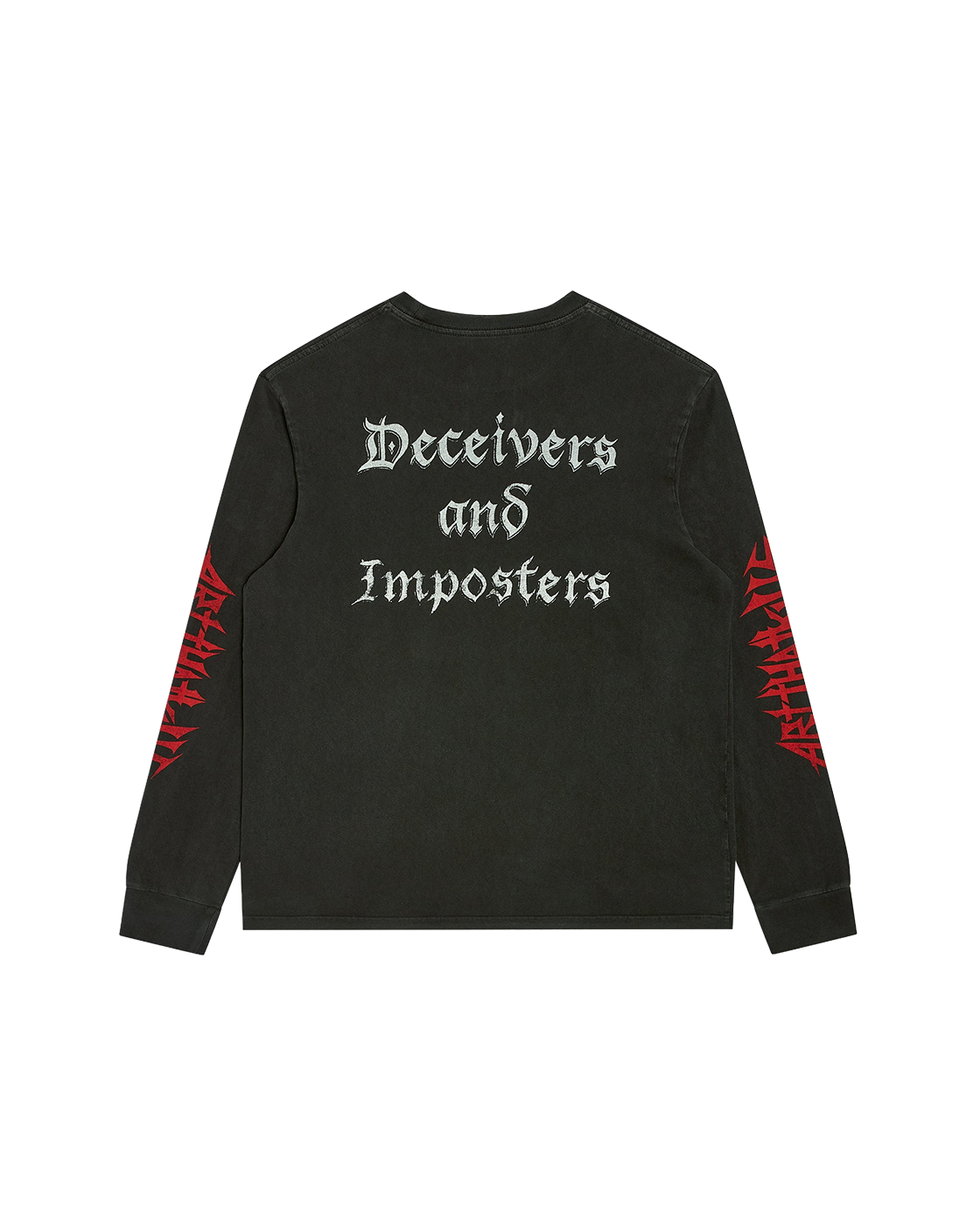 GALLERY DEPT. The World Is Ours Long Sleeve — Vintage Black — back view