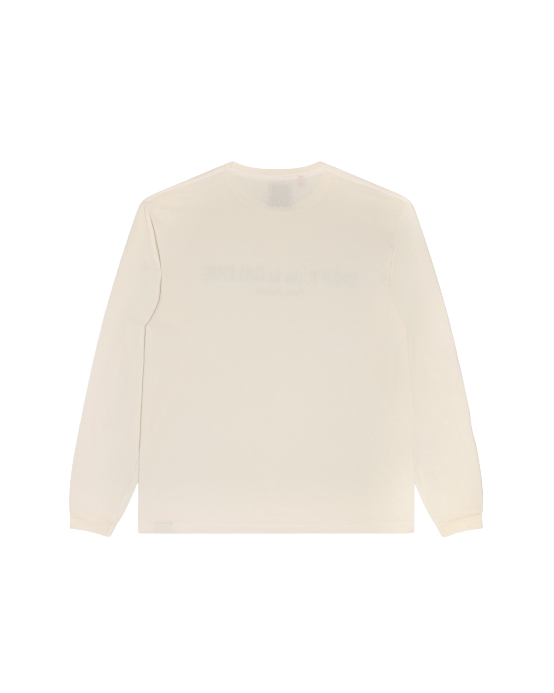 GALLERY DEPT. French Logo Lux Long Sleeve — Cream — back view