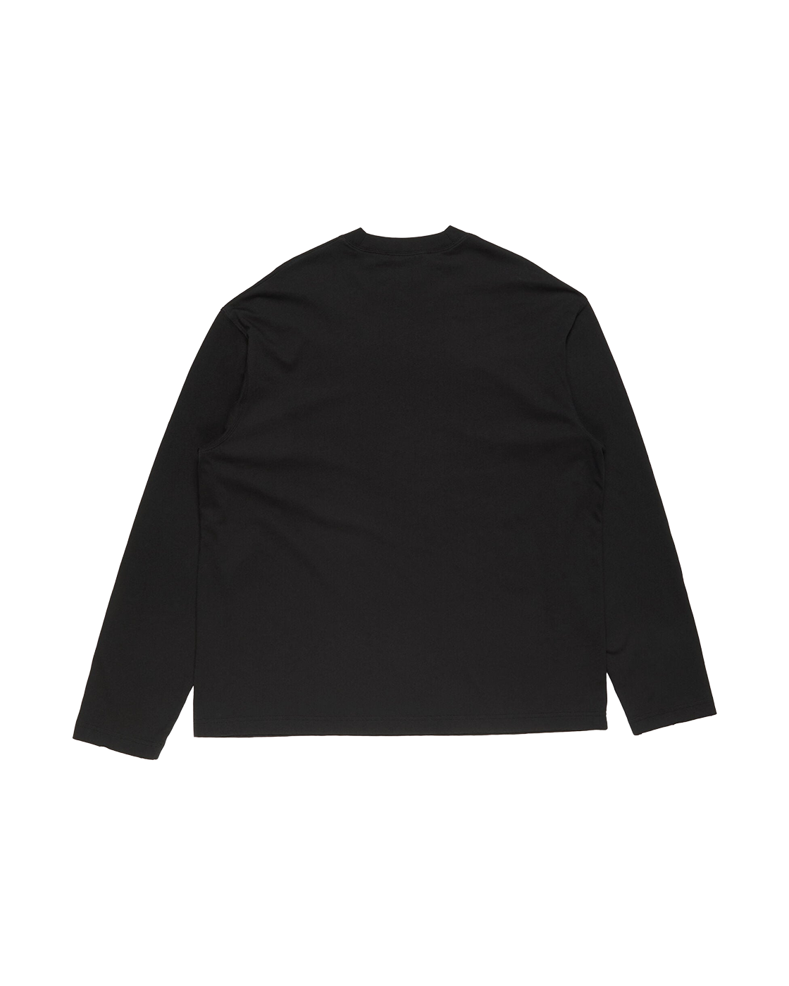 ACNE STUDIOS RIVET LOGO LONG-SLEEVE T-SHIRT — BLACK — back view