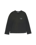 ACNE STUDIOS 1996 POCKET LONG-SLEEVE T-SHIRT — FADED BLACK — front view