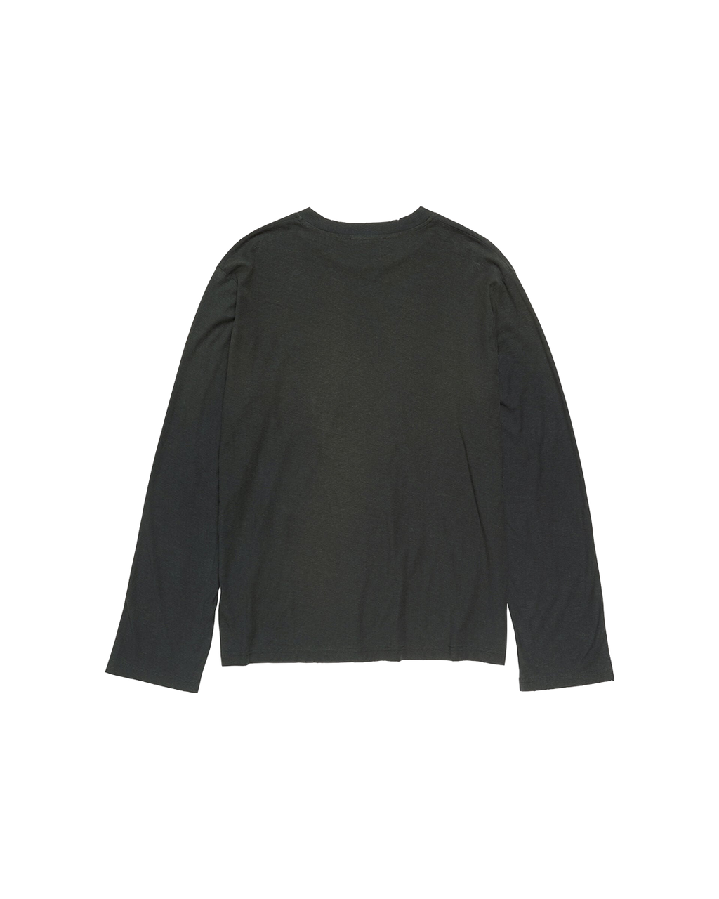 ACNE STUDIOS 1996 POCKET LONG-SLEEVE T-SHIRT — FADED BLACK — back view