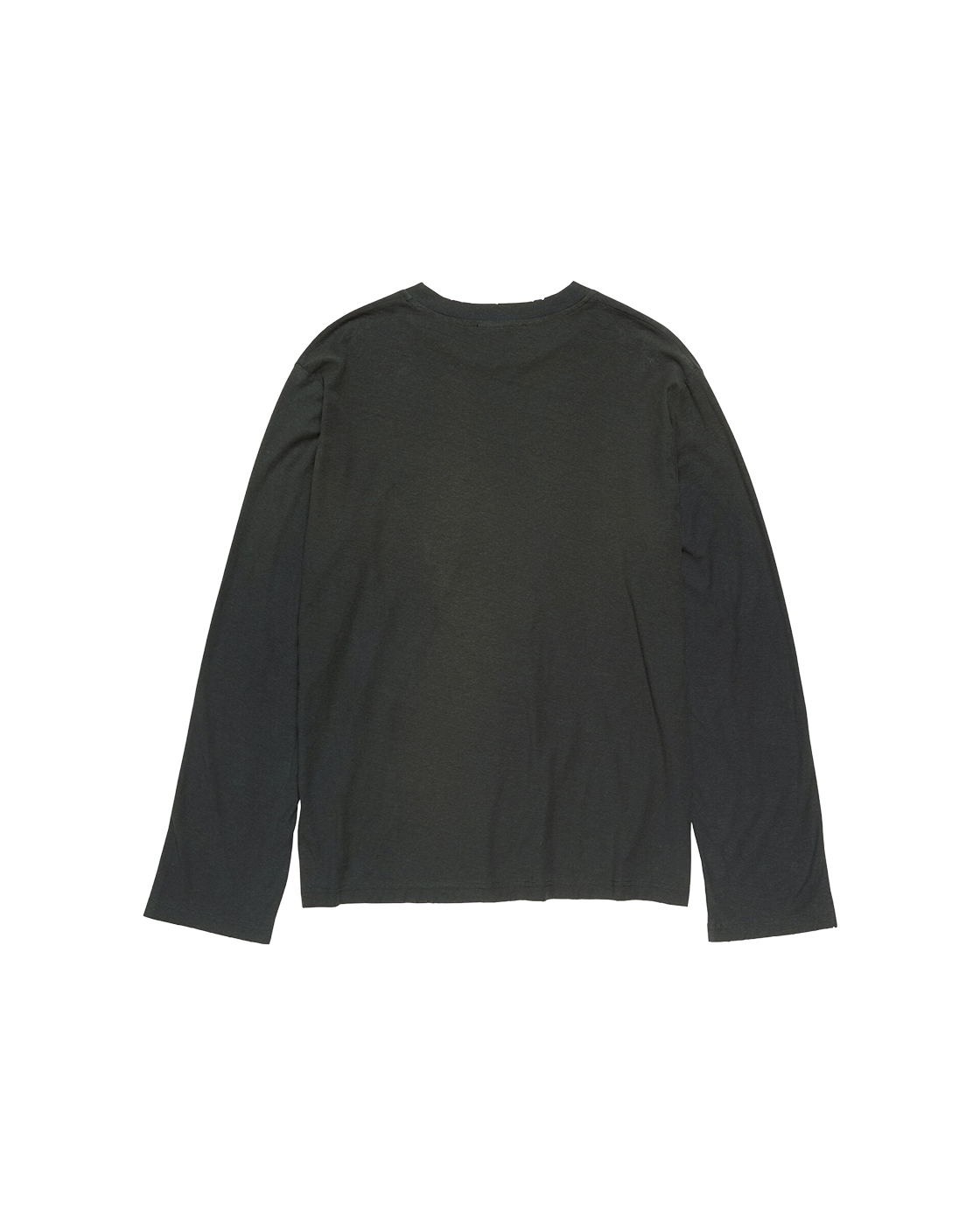 ACNE STUDIOS 1996 POCKET LONG-SLEEVE T-SHIRT — FADED BLACK — back view