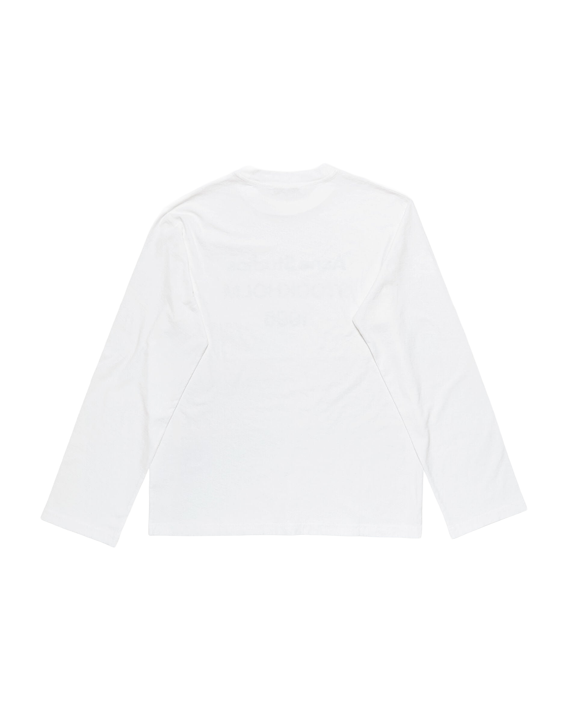 ACNE STUDIOS STOCKHOLM 1996 LONG-SLEEVE T-SHIRT — OFF WHITE — back view