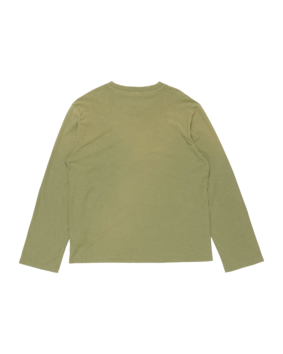 ACNE STUDIOS STOCKHOLM 1996 LONG-SLEEVE T-SHIRT — OLIVE GREEN — back view