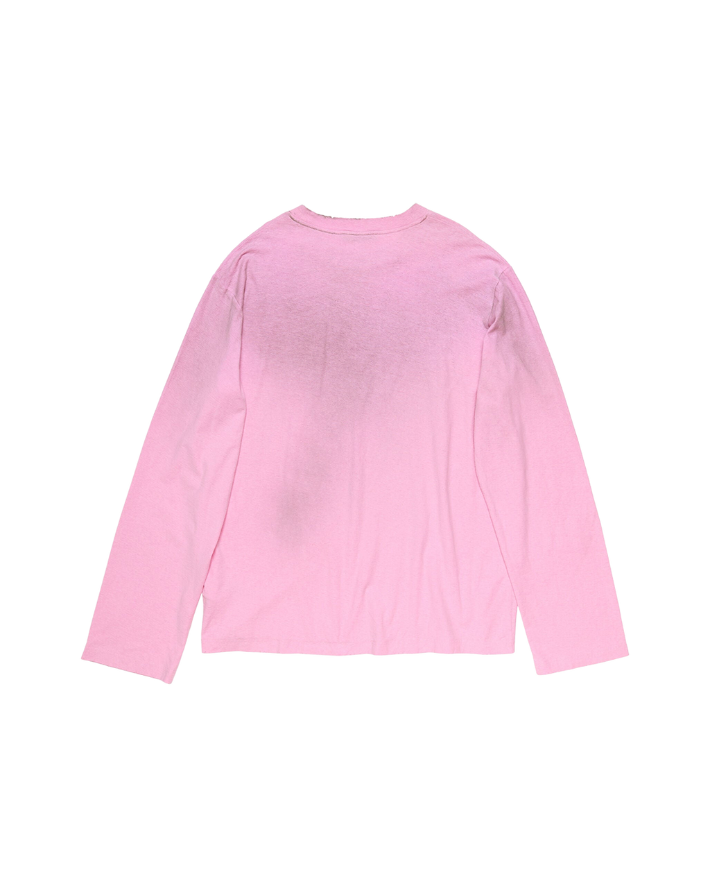 ACNE STUDIOS STOCKHOLM 1996 LONG-SLEEVE T-SHIRT — COTTON CANDY PINK — back view