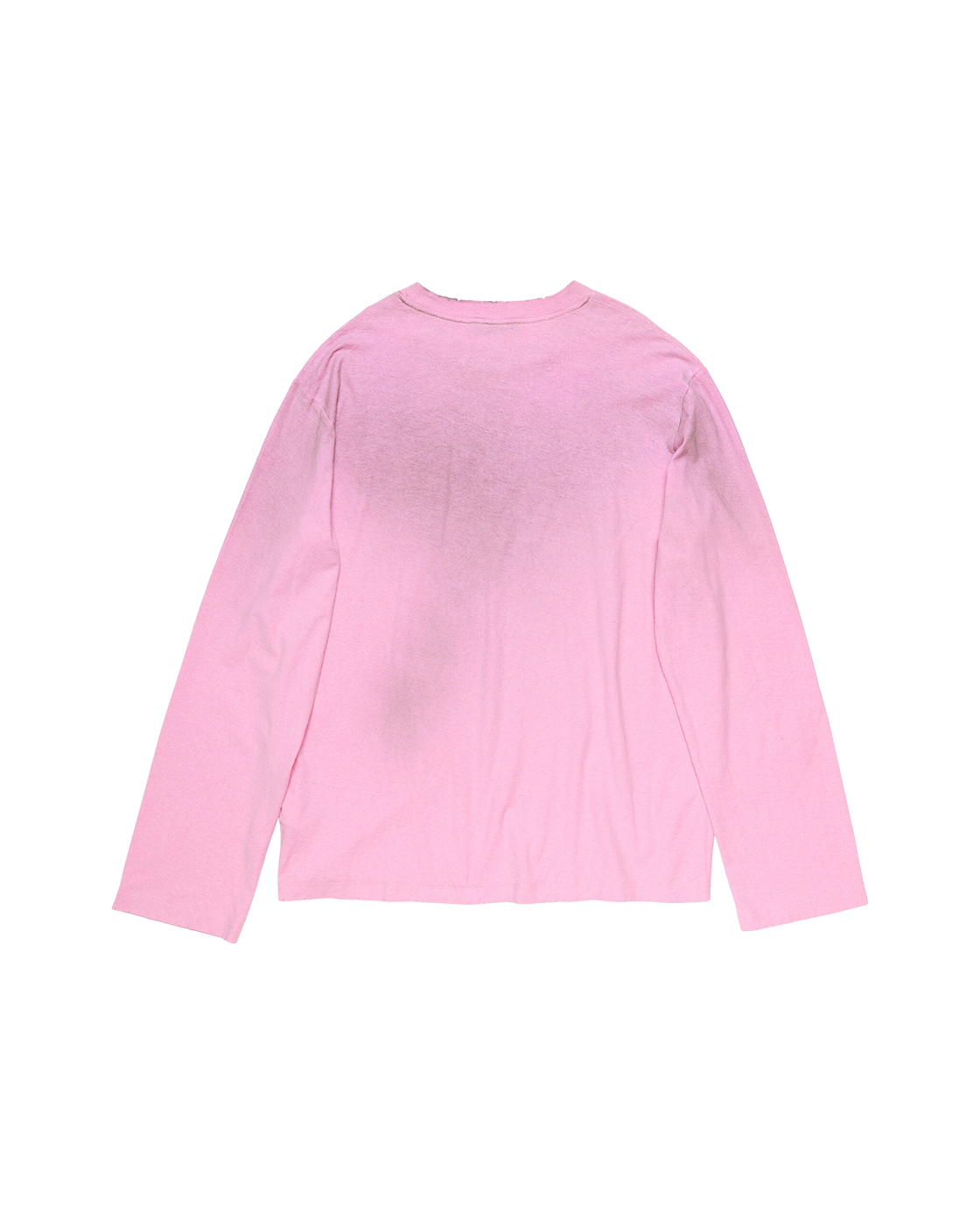 ACNE STUDIOS STOCKHOLM 1996 LONG-SLEEVE T-SHIRT — COTTON CANDY PINK — back view