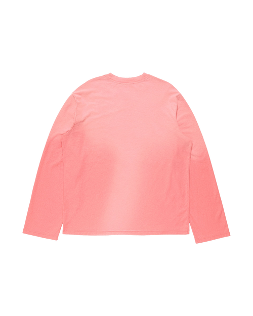 ACNE STUDIOS STOCKHOLM 1996 LONG-SLEEVE T-SHIRT — TANGO PINK — back view