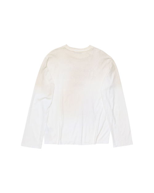 ACNE STUDIOS STOCKHOLM 1996 LONG-SLEEVE T-SHIRT — DUSTY WHITE — back view