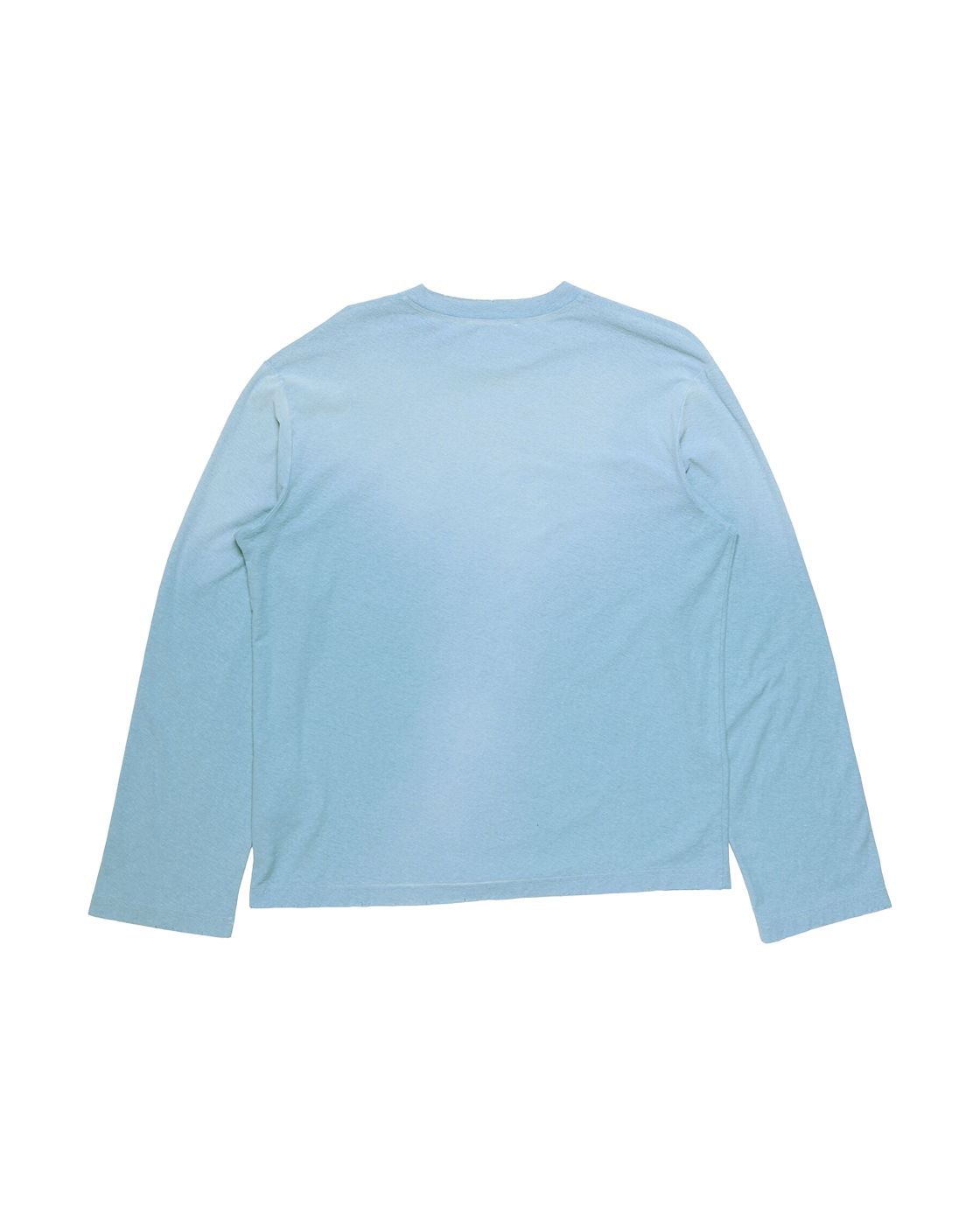 ACNE STUDIOS STOCKHOLM 1996 LONG-SLEEVE T-SHIRT — CORNFLOWER BLUE — back view