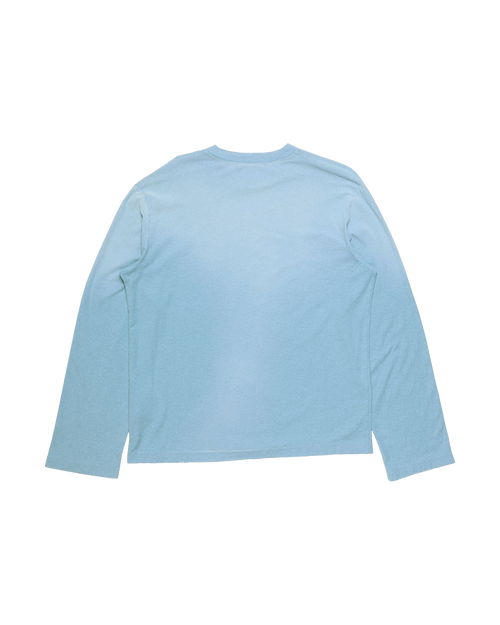 ACNE STUDIOS STOCKHOLM 1996 LONG-SLEEVE T-SHIRT — CORNFLOWER BLUE — back view