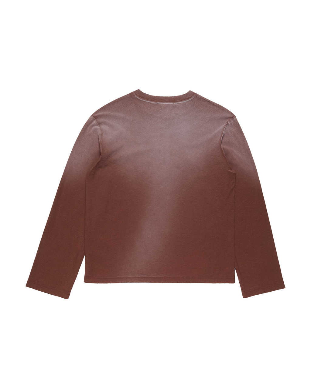 ACNE STUDIOS STOCKHOLM 1996 LONG-SLEEVE T-SHIRT — CHOCOLATE BROWN — back view