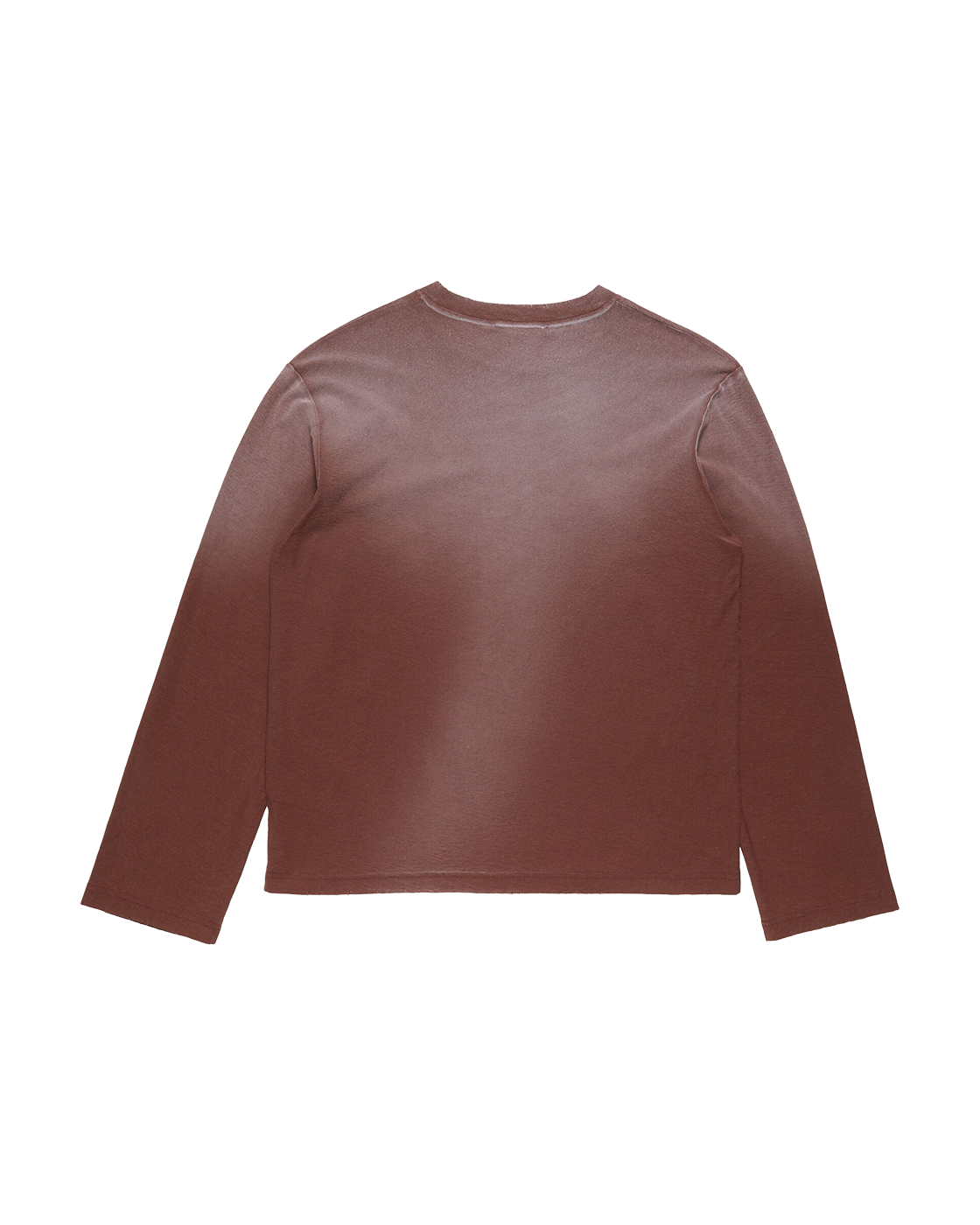 ACNE STUDIOS STOCKHOLM 1996 LONG-SLEEVE T-SHIRT — CHOCOLATE BROWN — back view