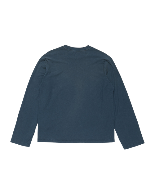 ACNE STUDIOS STOCKHOLM 1996 LONG-SLEEVE T-SHIRT — DEEP BLUE — back view