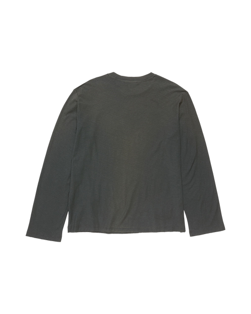 ACNE STUDIOS STOCKHOLM 1996 LONG-SLEEVE T-SHIRT — FADED BLACK — back view