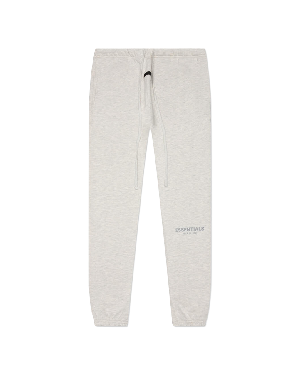 ESSENTIALS FW21 CORE SWEATPANTS — LIGHT HEATHER OATMEAL — front
