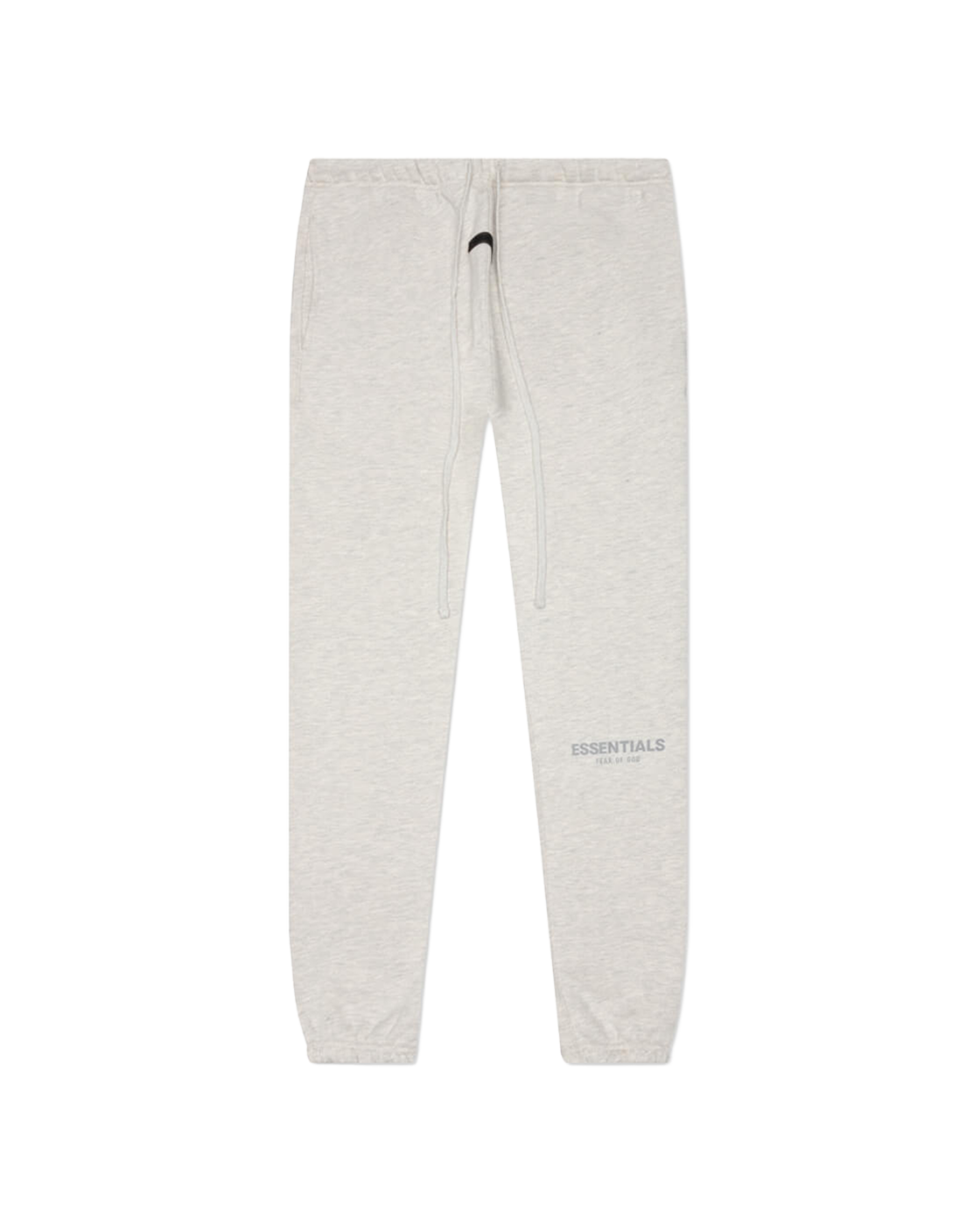 ESSENTIALS FW21 CORE SWEATPANTS — LIGHT HEATHER OATMEAL — front