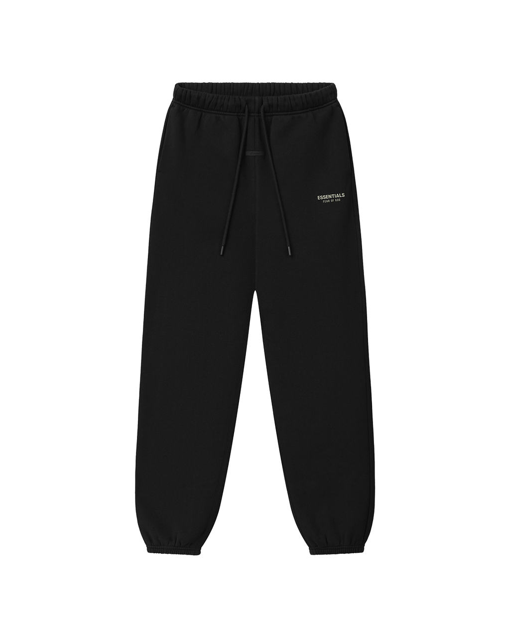 ESSENTIALS FW26 CLASSIC SWEATPANTS — BLACK — front