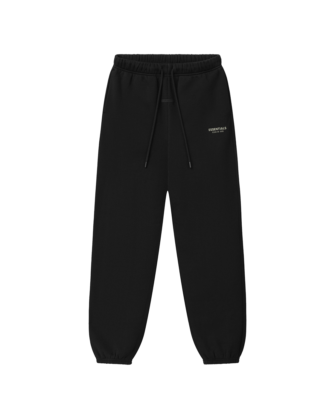 ESSENTIALS FW26 CLASSIC SWEATPANTS — BLACK — front