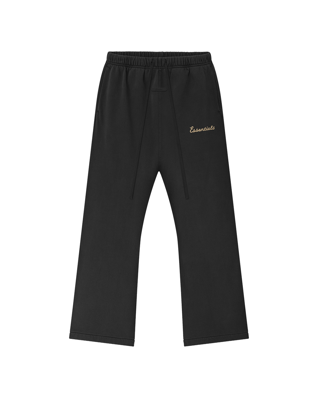 ESSENTIALS SS26 TRAINING CLASSIC FLARE SWEATPANTS — FADED BLACK — front