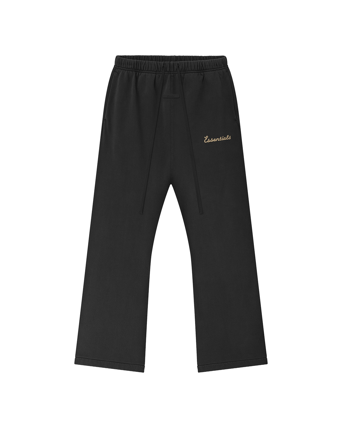 ESSENTIALS SS26 TRAINING CLASSIC FLARE SWEATPANTS — FADED BLACK — front