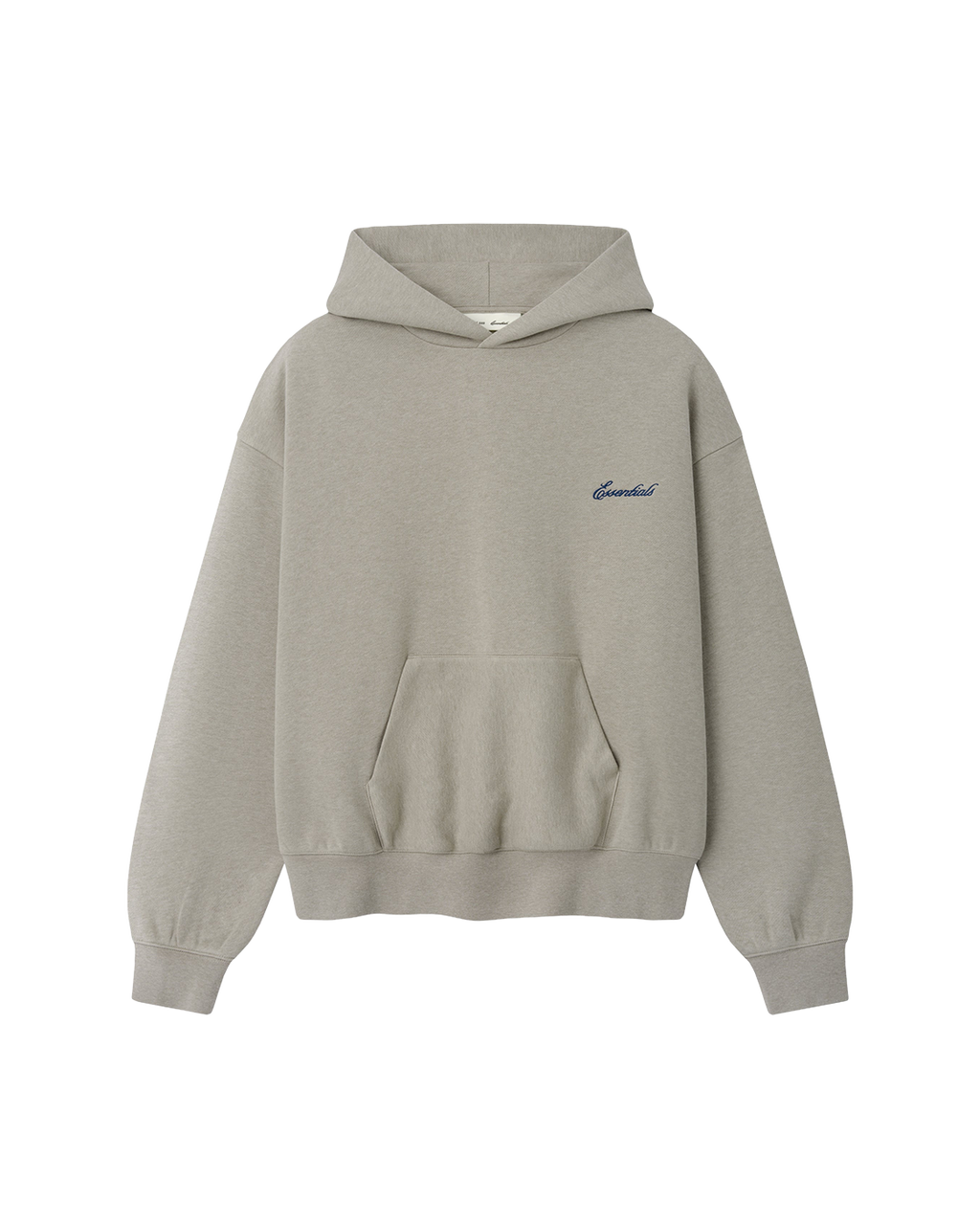 essentials fw26 signature classic hoodie — pyrite heather — product view 1