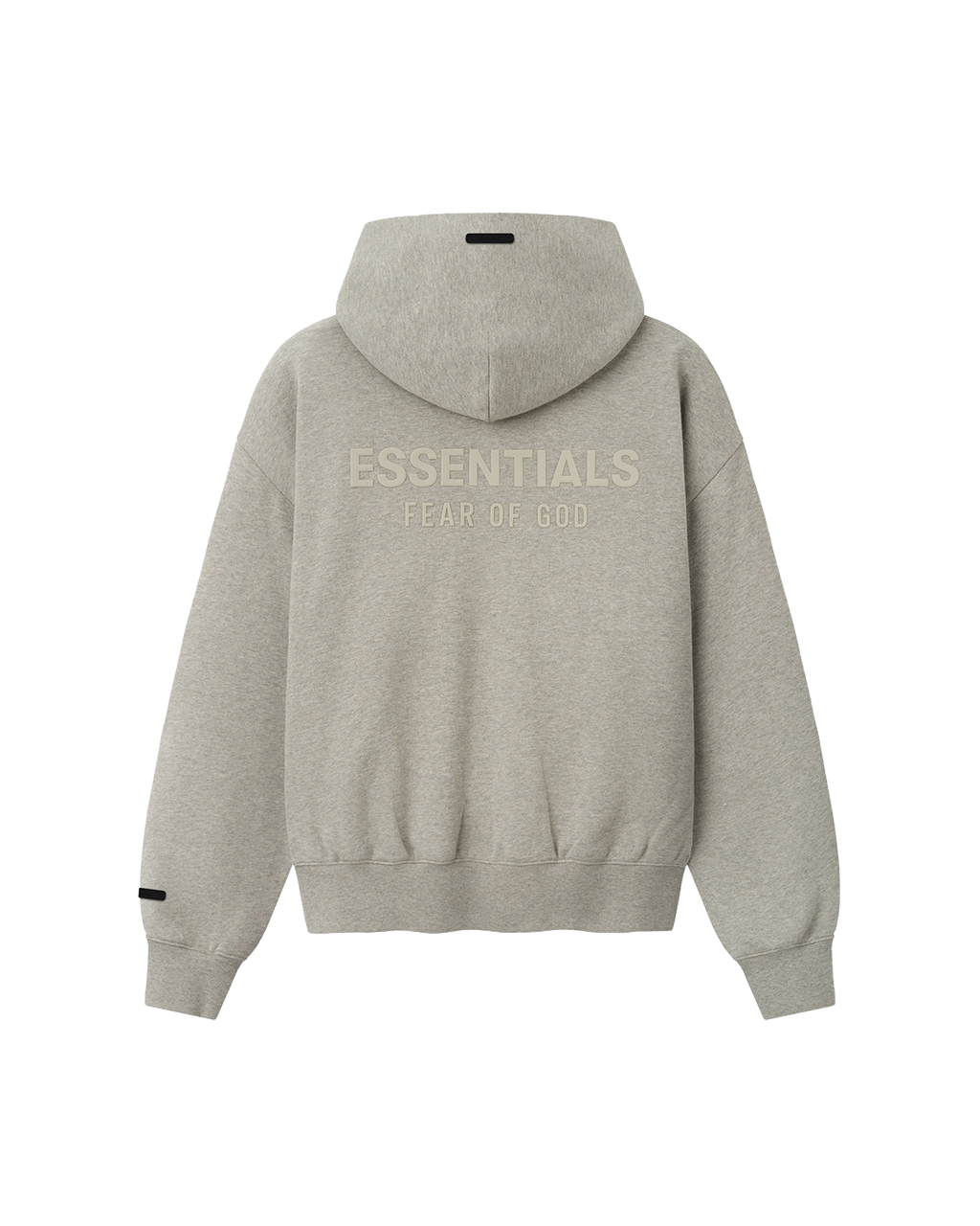 essentials fw26 classic zip-up hoodie — warm heather — product view 2