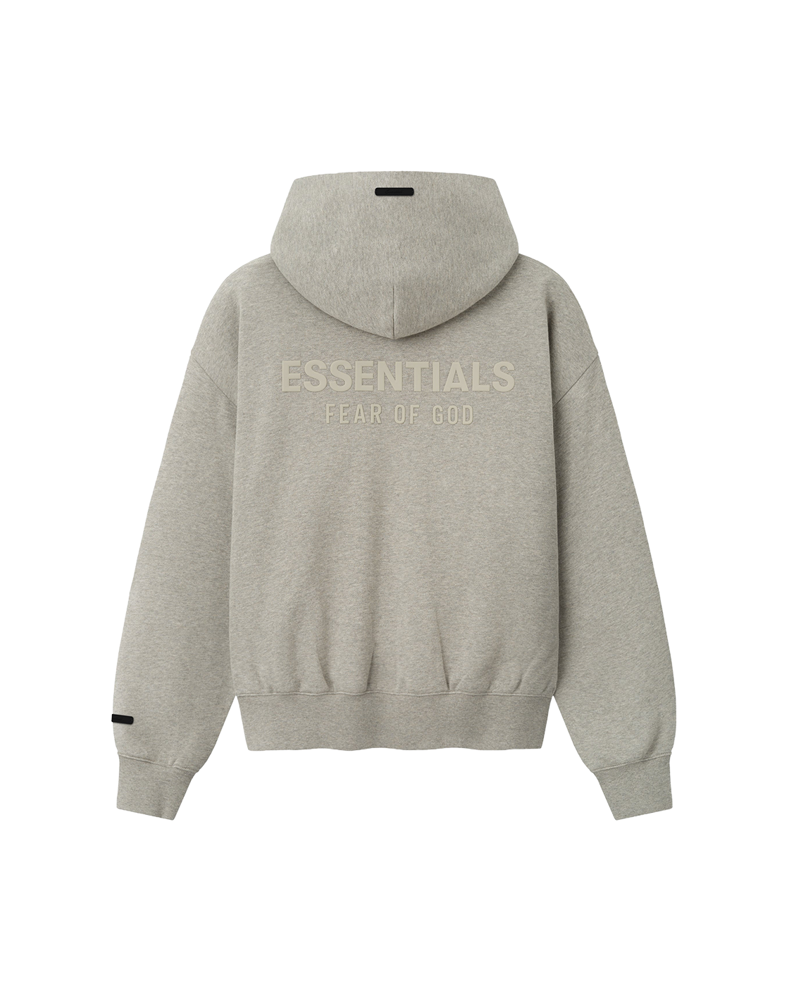 essentials fw26 classic zip-up hoodie — warm heather — product view 2