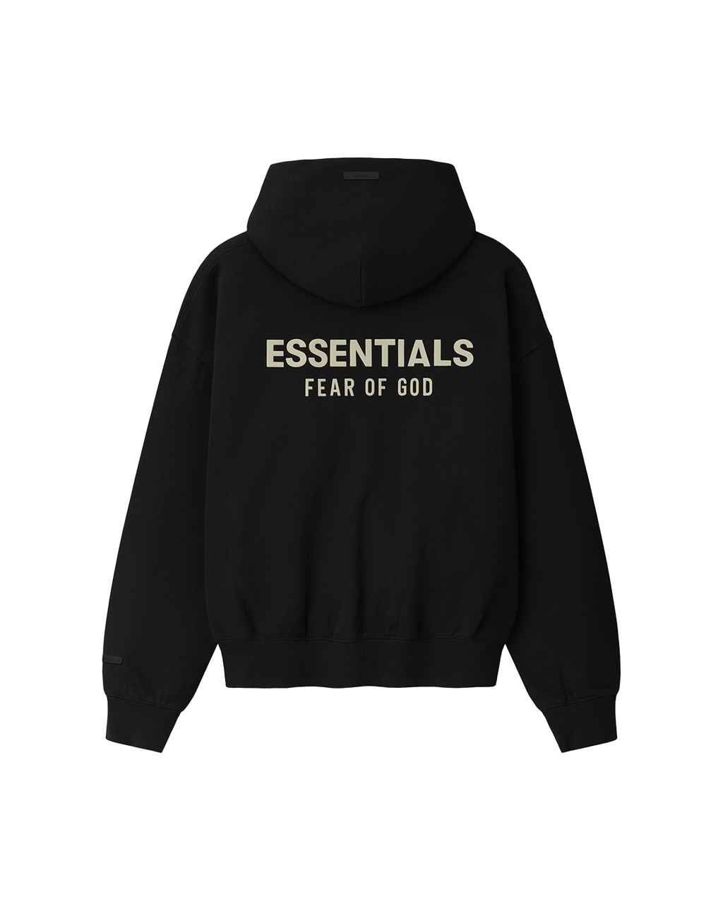 essentials fw26 classic hoodie — black — product view 2