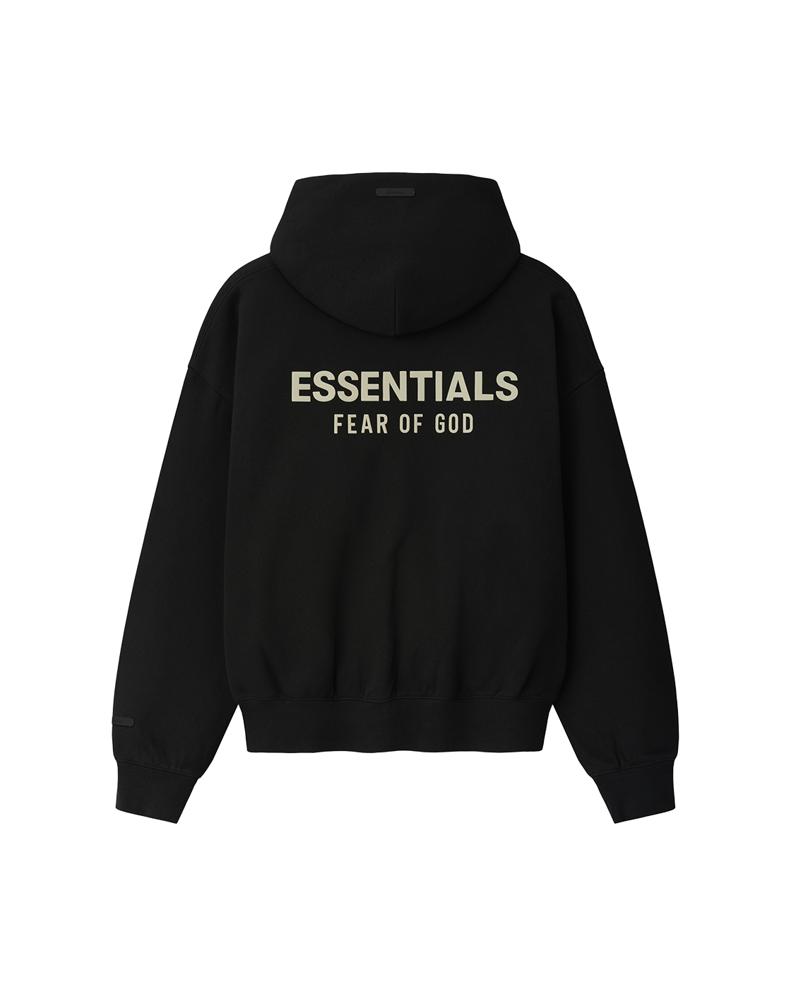 essentials fw26 classic hoodie — black — product view 2