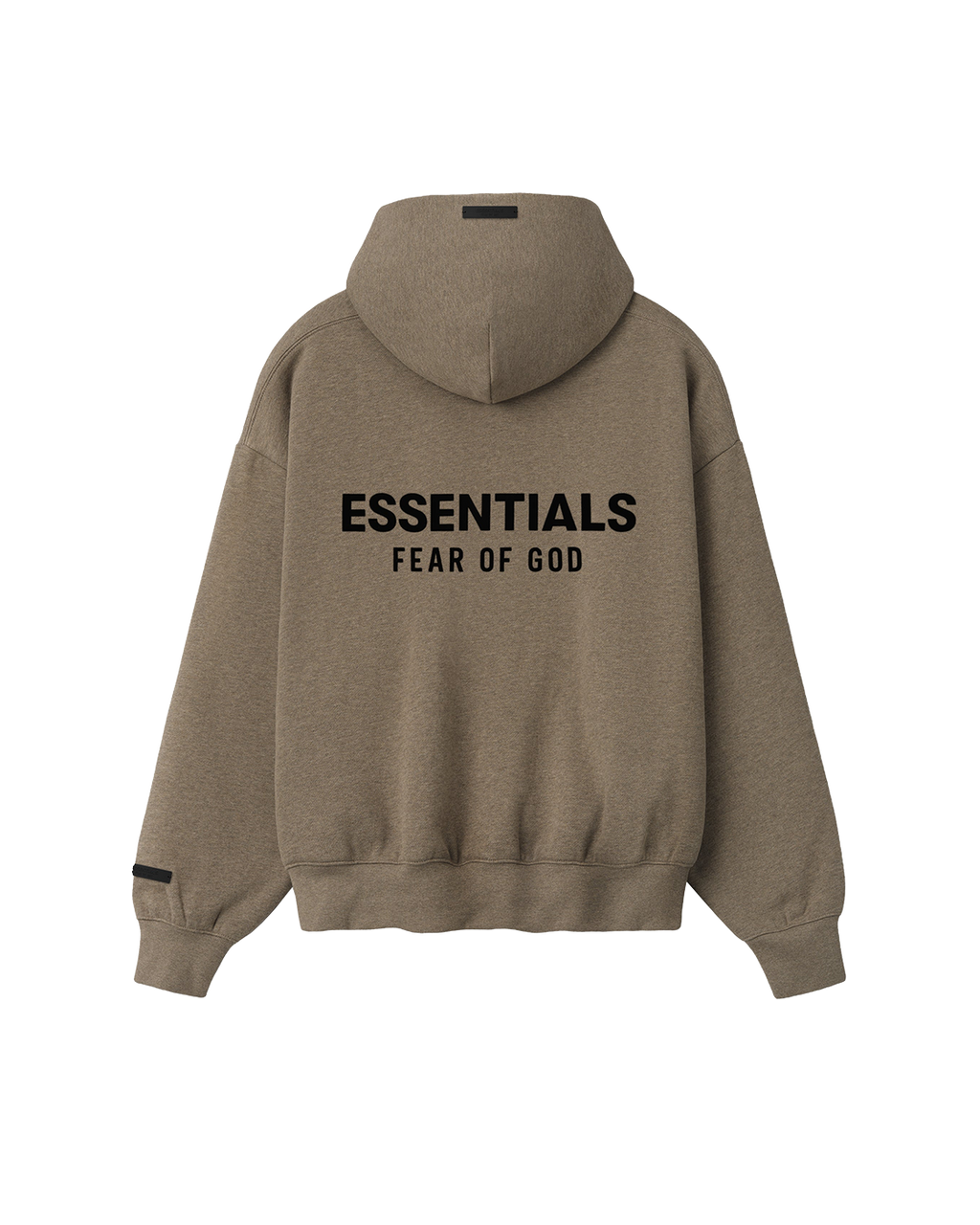 essentials ss26 classic zip-up hoodie — homestead heather — product view 2