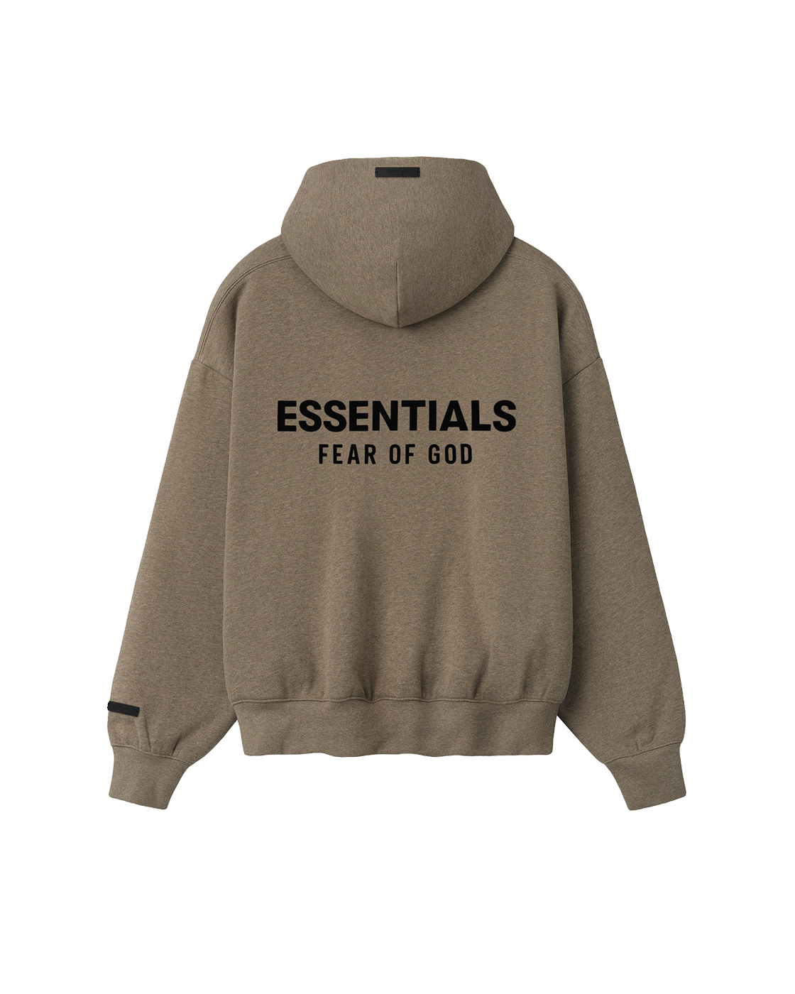 essentials ss26 classic zip-up hoodie — homestead heather — product view 2