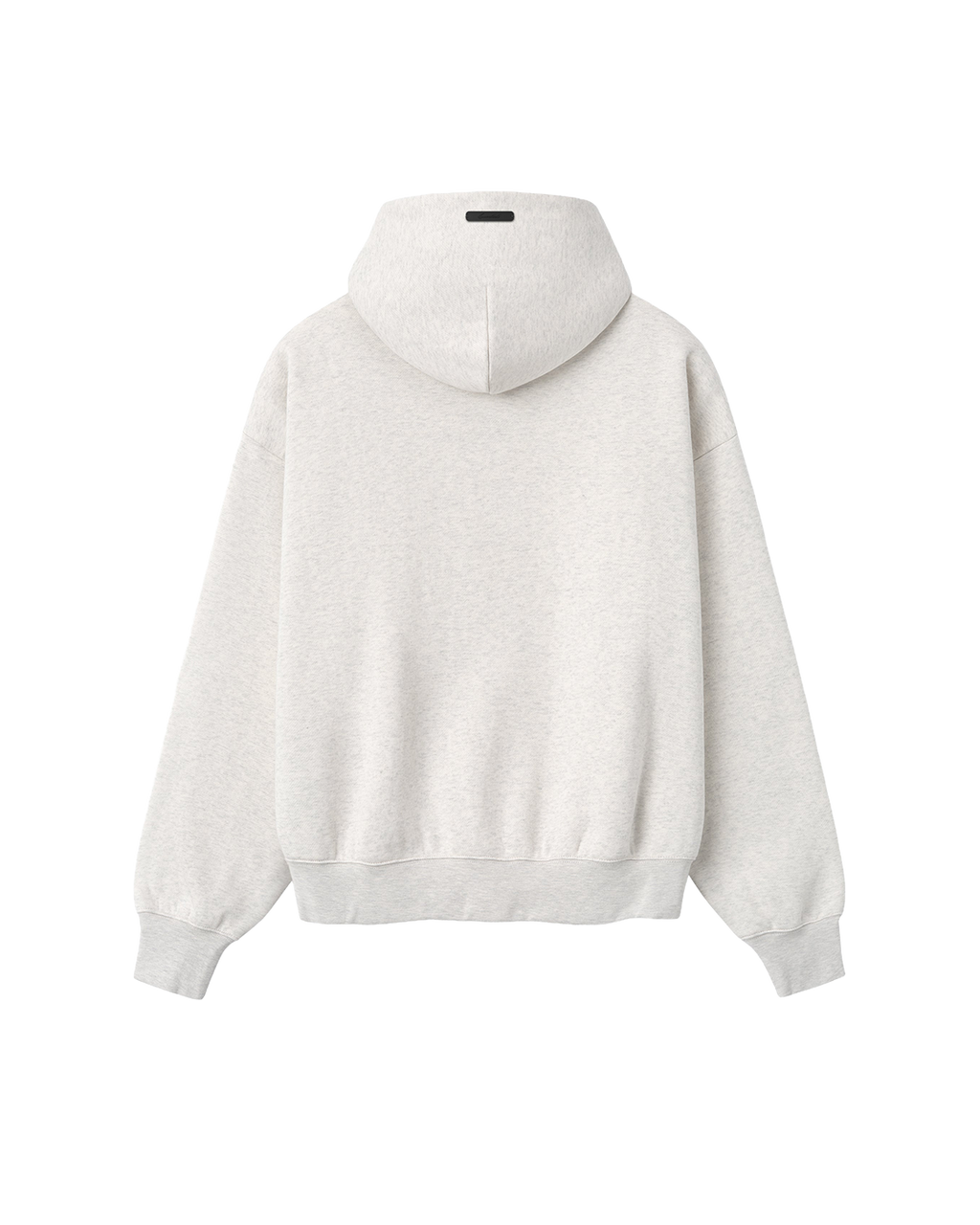 essentials ss26 signature classic hoodie — oatmeal heather — product view 2