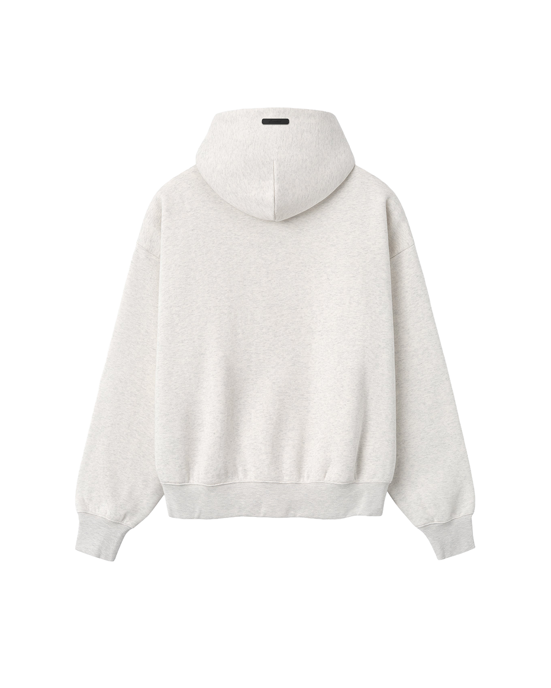 essentials ss26 signature classic hoodie — oatmeal heather — product view 2
