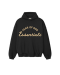 essentials ss26 training 90s hoodie — faded black — product view 1