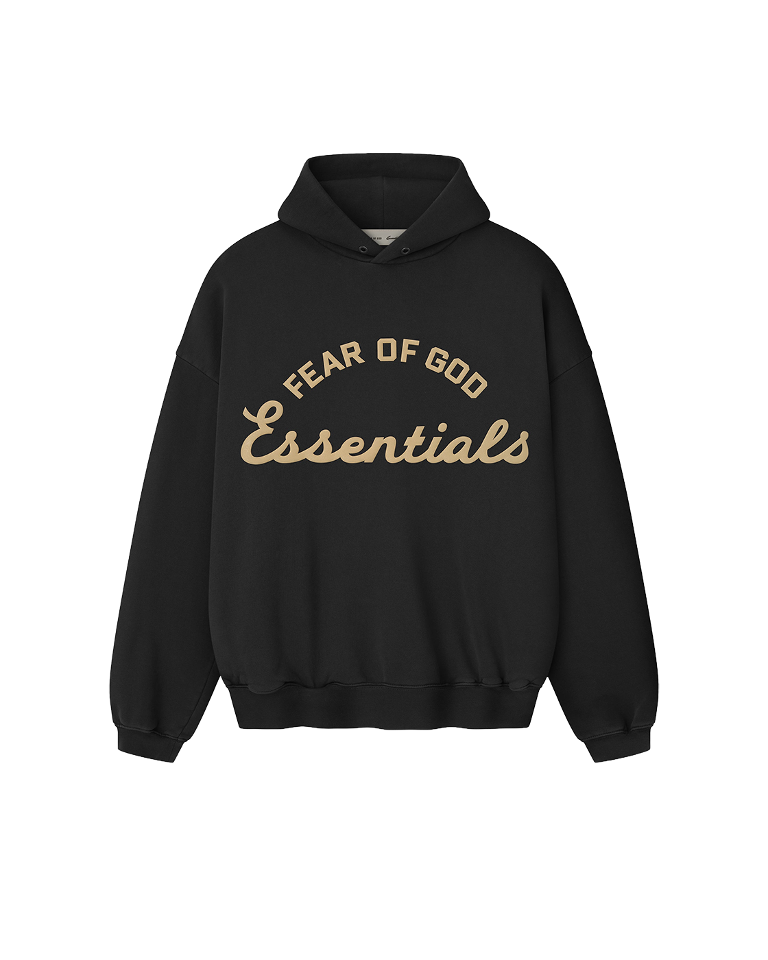 essentials ss26 training 90s hoodie — faded black — product view 1