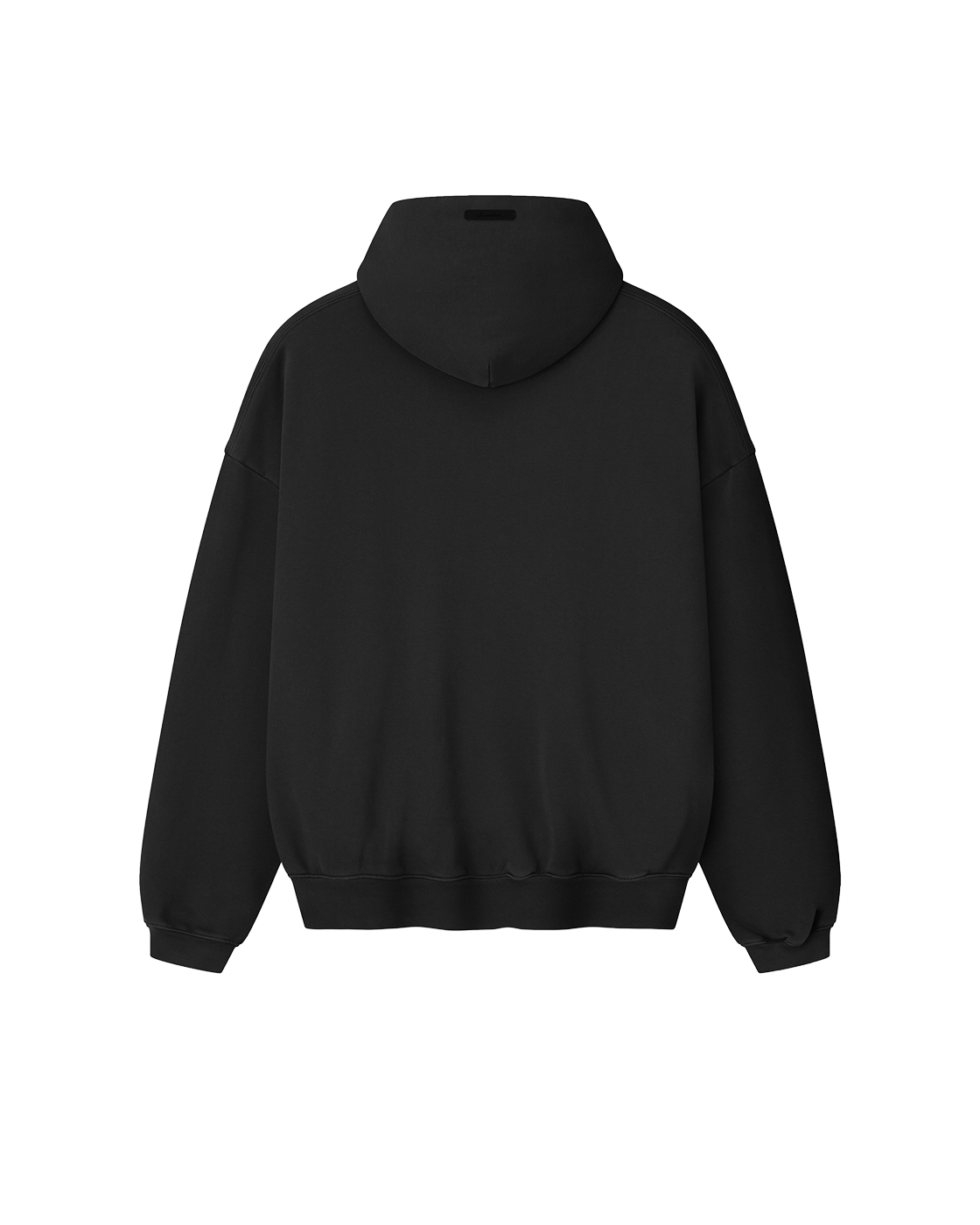 essentials ss26 training 90s hoodie — faded black — product view 2