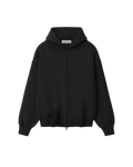 essentials ss26 signature classic zip-up hoodie — vintage black — product view 1