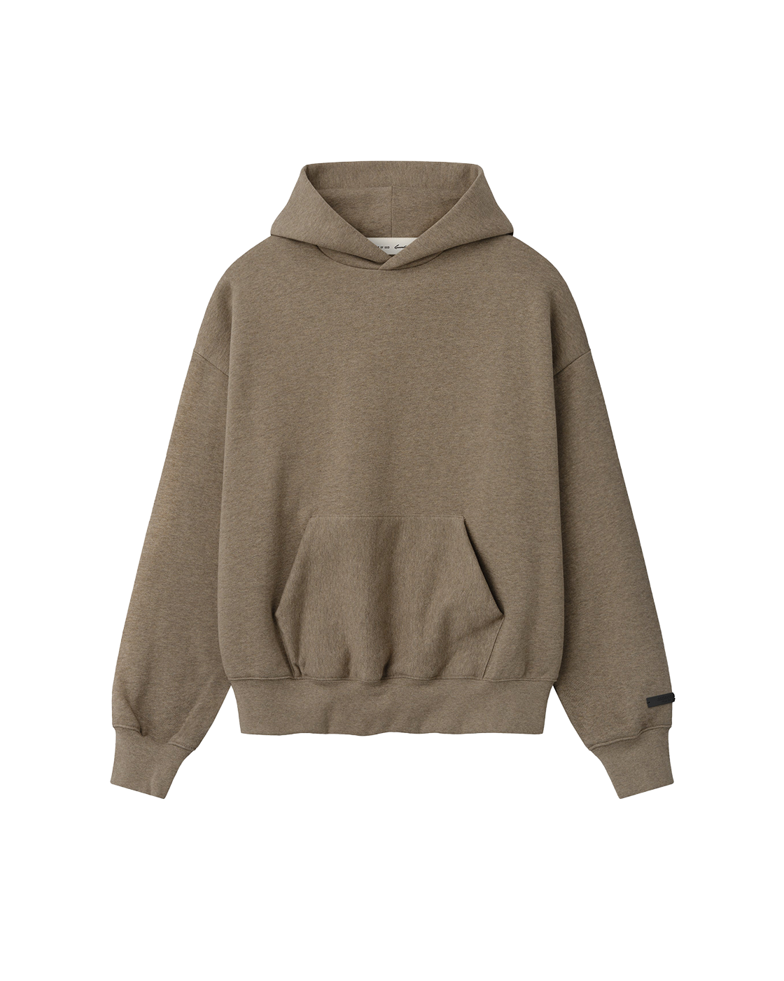 essentials ss26 classic hoodie — homestead heather — product view 1