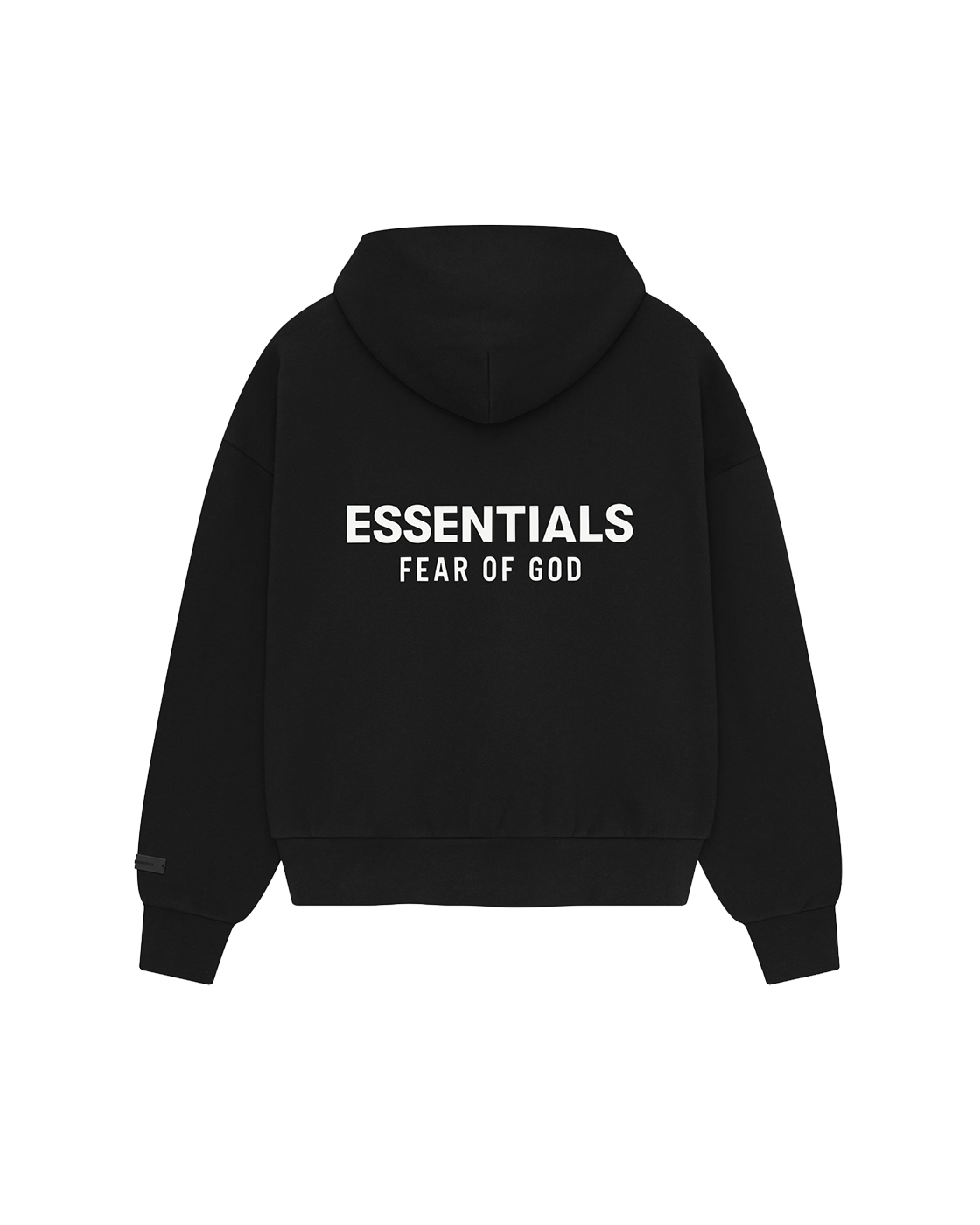 essentials ss26 classic hoodie — vintage black — product view 2