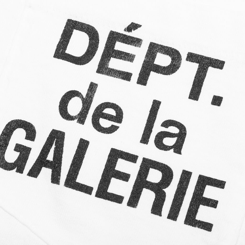 GALLERY DEPT. De La Galerie Pocket Long Sleeve — White — detail view