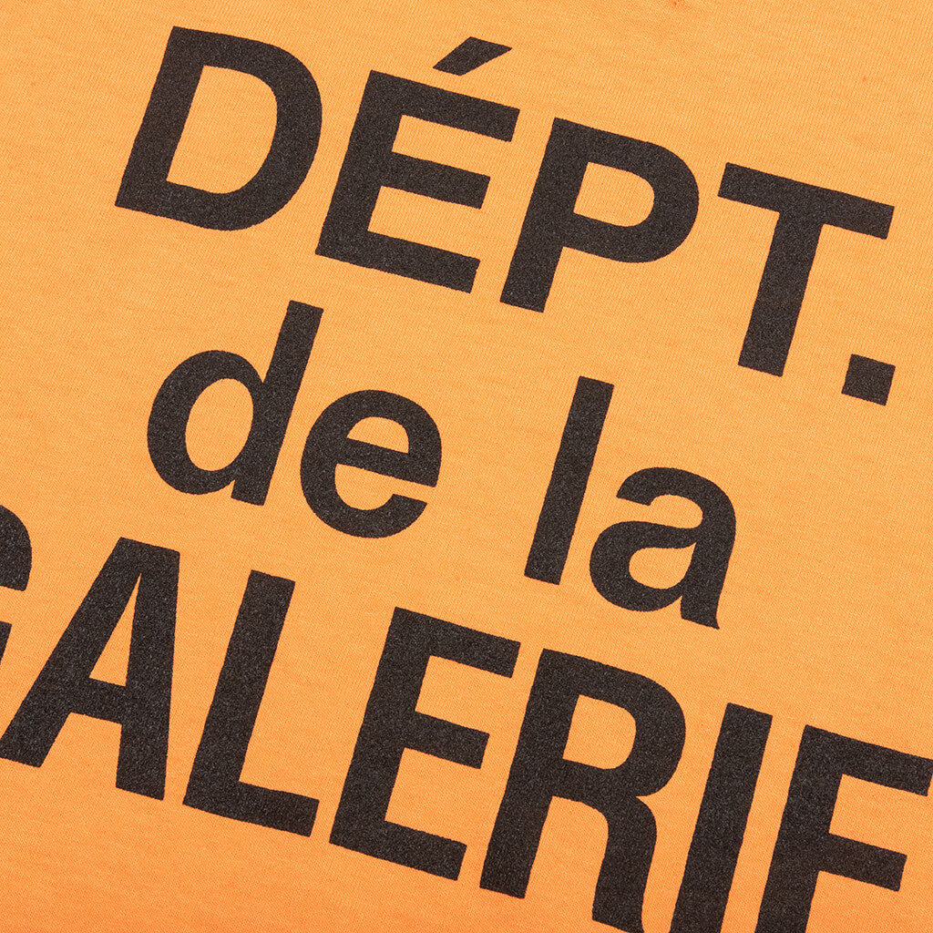 GALLERY DEPT. French Collector Long Sleeve — Orange — detail view