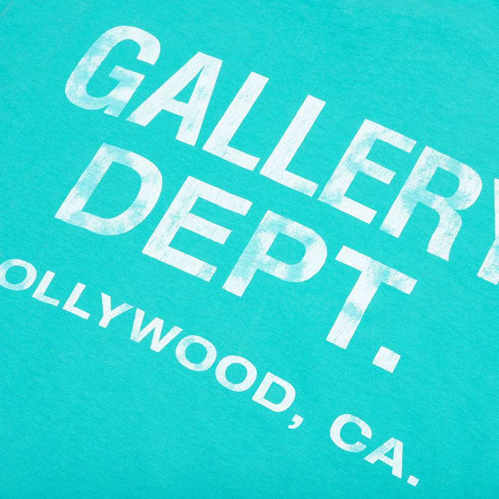 GALLERY DEPT. Souvenir Long Sleeve — Teal — detail view