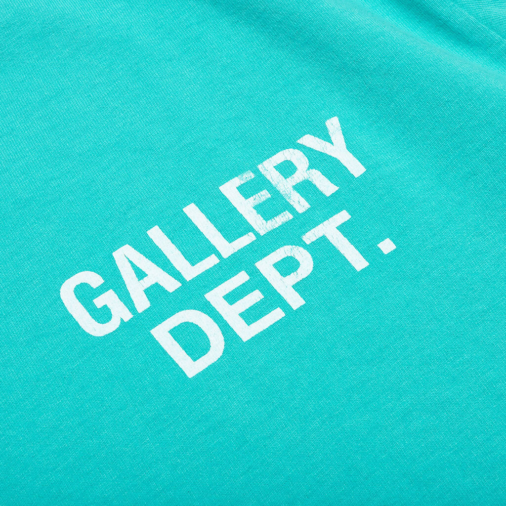 GALLERY DEPT. Souvenir Long Sleeve — Teal — detail view