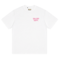 Gallery Dept Pink Logo Tee – White