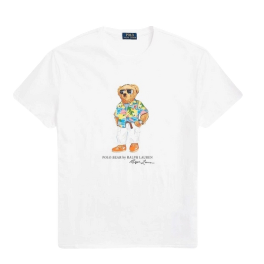 Ralph Lauren Bear Tee - White