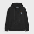 Polo Ralph Lauren Polo Bear Full-Zip Hoodie — Black — Front