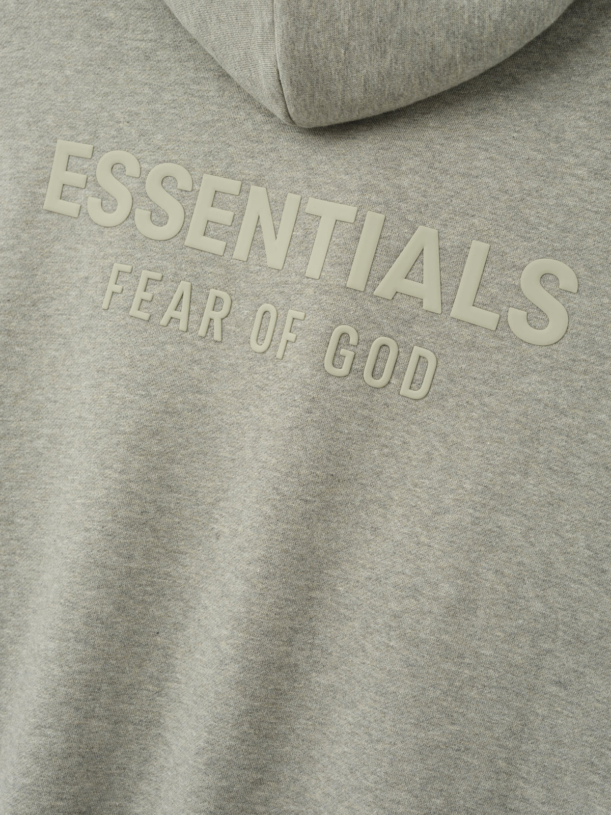essentials fw26 classic zip-up hoodie — warm heather — product view 3