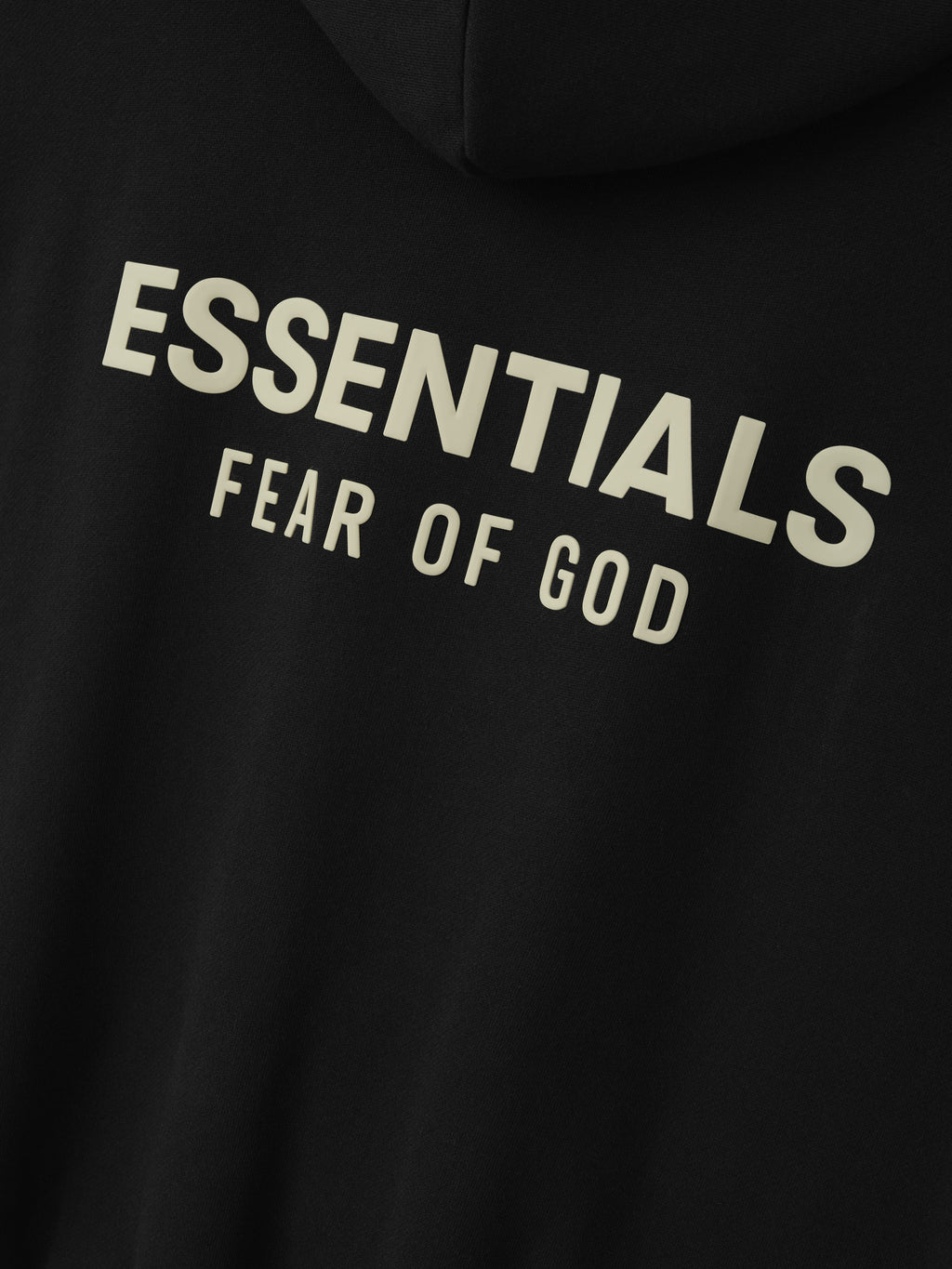 essentials fw26 classic hoodie — black — product view 4