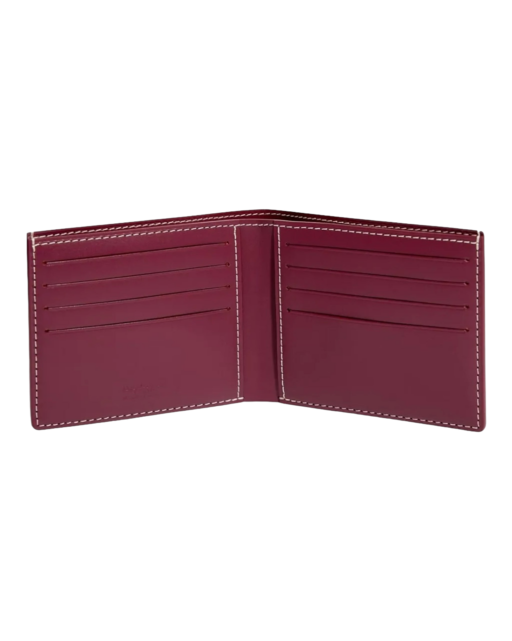 Goyard Bifold Wallet - Burgundy - Inside