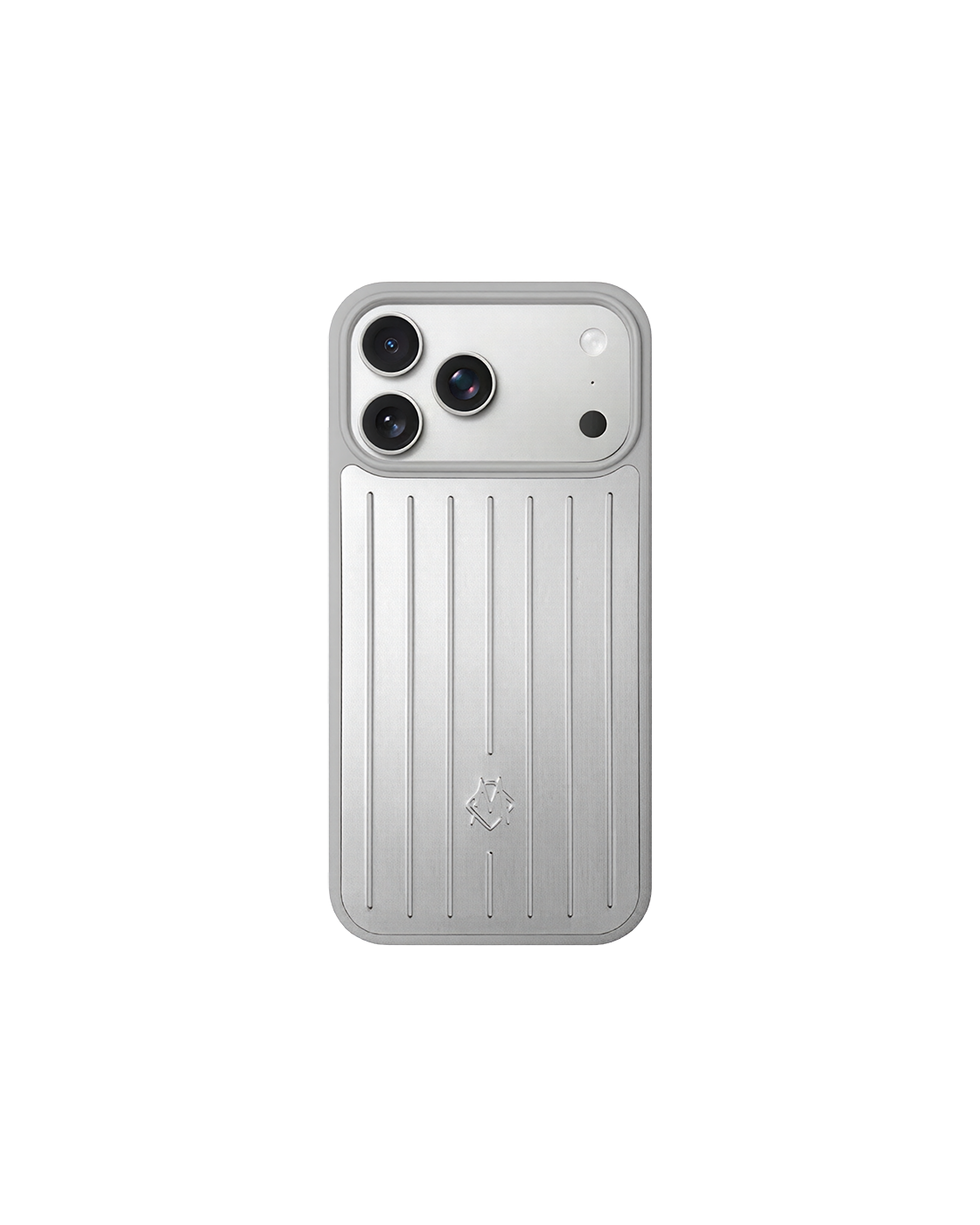 RIMOWA Grooved iPhone Case - Silver